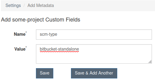 Asset scm type