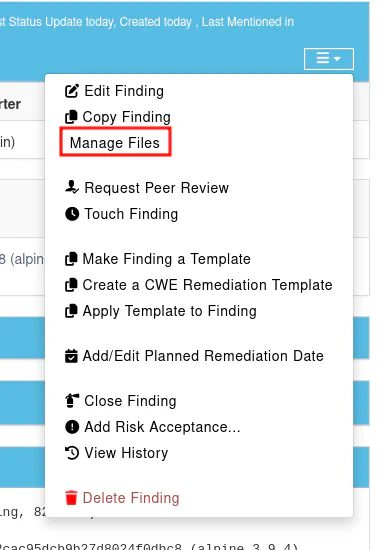 Manage Files