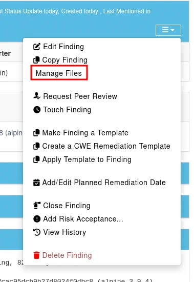 Manage Files