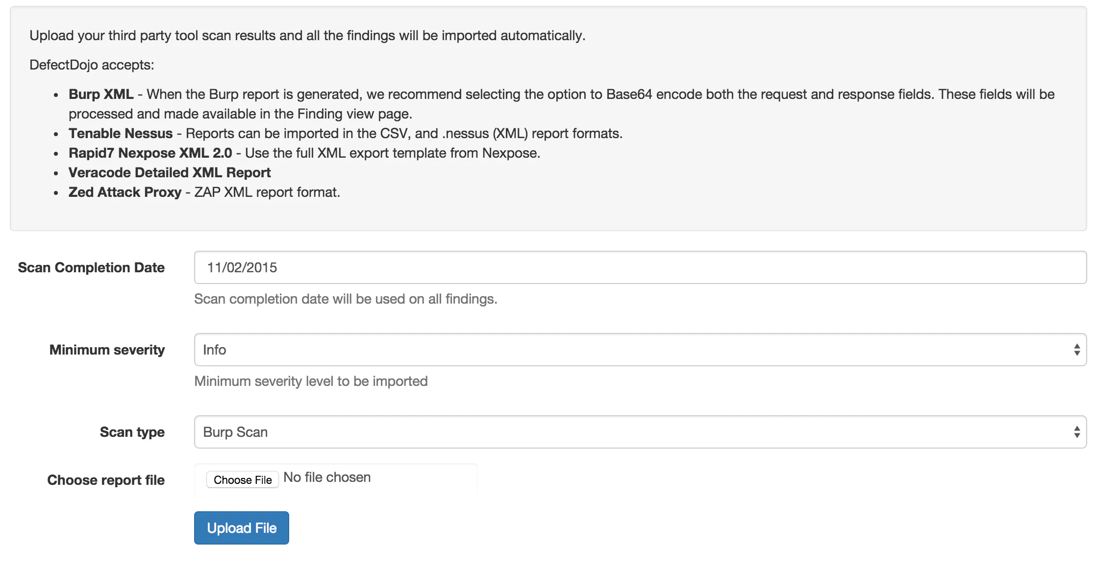 Import Form