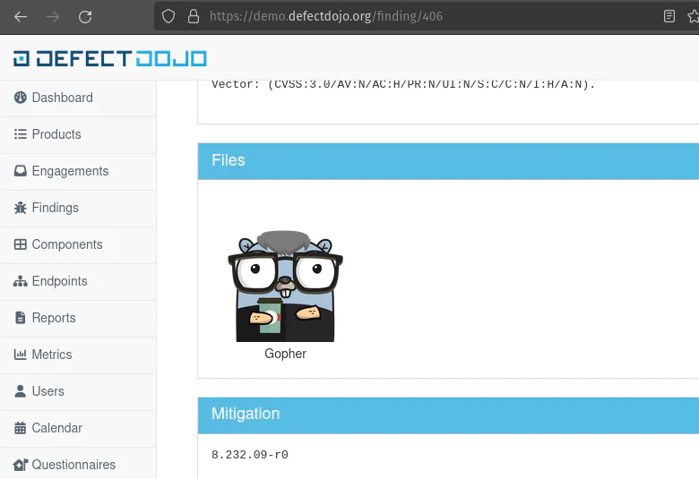 Result PNG File in finding
